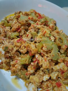 Foto resep Sambal Pare Telur Orak Arik