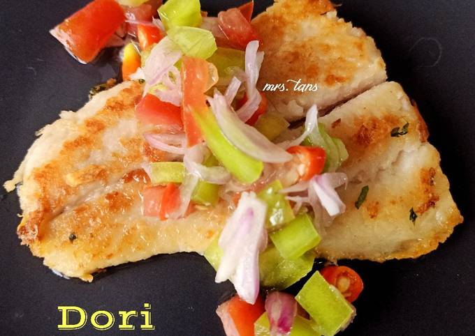 Resep Pan Seared Dori Sambal Dabu2, Enak