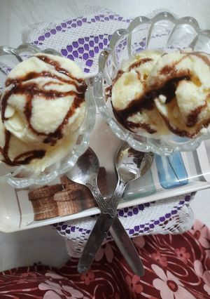 ভ‍্যানিলা আইসক্রিম (vanilla ice cream recipe in Bengali) রেসিপির প্রধান ছবি