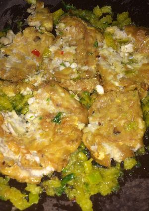 Foto resep Tempe penyet sambel kulit buah jeruk