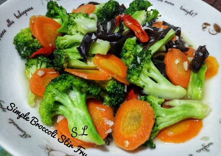 Cara Gampang Membuat Simple Broccoli Stir Fry | Tumis Brokoli Anti Gagal