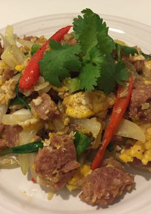 รูปของ แหนมผัดไข่