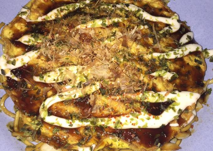 Okonomiyaki Hiroshima style ala-ala