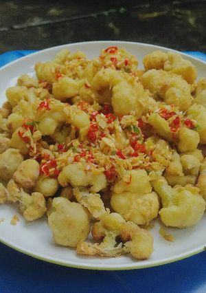Foto resep Kembang Kol Goreng Cabe Garam