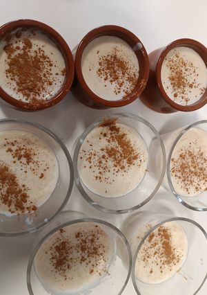 Una foto de Arroz con leche en robot de cocina sin lactosa y sin gluten