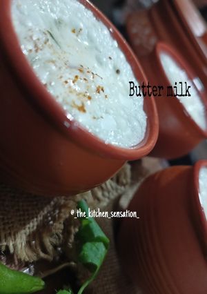 A picture of Spiced buttermilk.