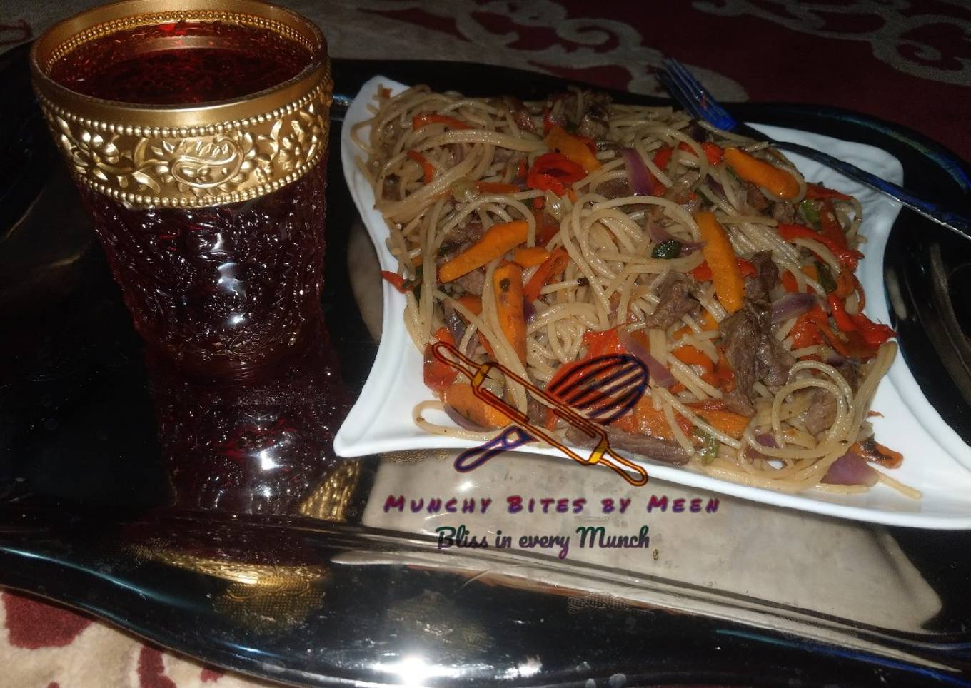 Meen's Fried Spaghetti