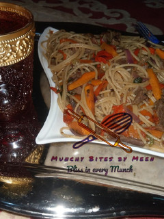 A picture of Meen's Fried Spaghetti.