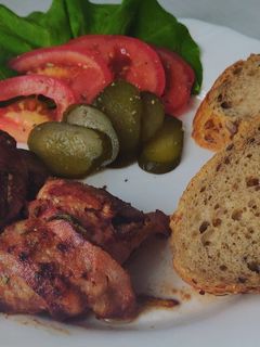 Csirkemáj baconbe tekerve 🥓 recept fotója