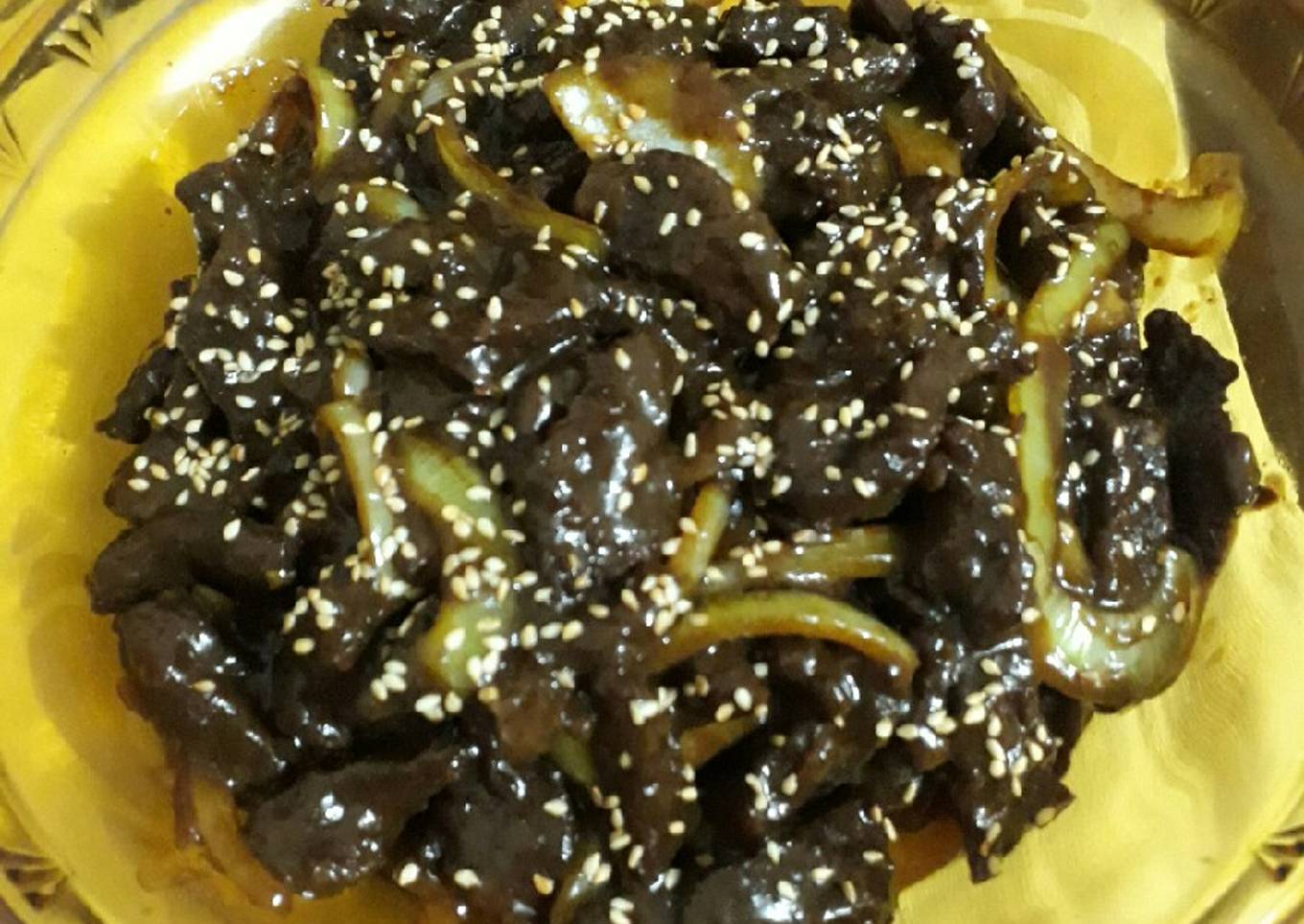 Beef Teriyaki homemade