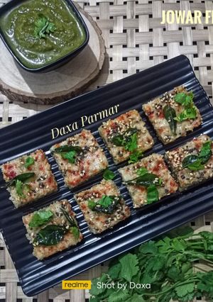 A picture of Jowar Flour Dhokla.