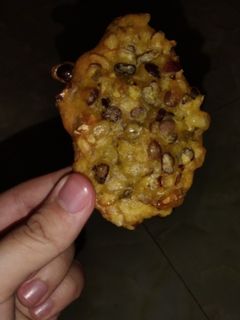 Hình của món Bánh bắp chiên cay.