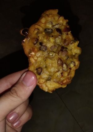 Hình của món Bánh bắp chiên cay.