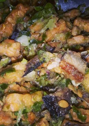 Foto resep Gabus asin tempe kering cabe ijo