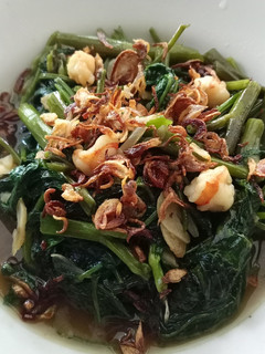 Foto resep Tumis kangkung udang untuk MPASI