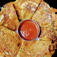 A picture of Besan Chila.