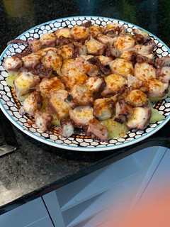 Una foto de Pulpo a la gallega