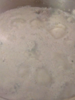 Una foto de Albóndigas en crema