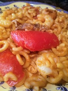 Una foto de Fideuá de marisco con ayuda de Thermomix