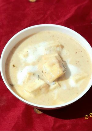 A picture of Mughlai Paneer Korma.