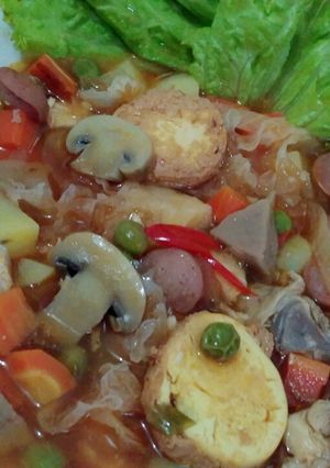 Foto resep Sup Merah berisi