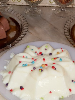 عکسی از دستور پودینگ نارگیلی