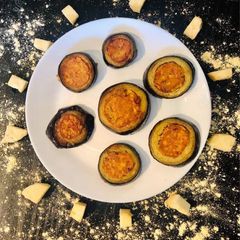 A picture of Eggplant Coins.