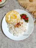 Nasi Telur Ceplok Dengan Scallion Oil