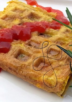 A picture of Omelette Waffle.