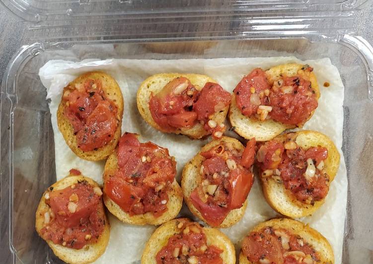 Easy bruschetta