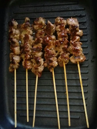 Cara Mudah Membuat Resep Sate sapi bumbu pecel Anti Ribet, Sempurna