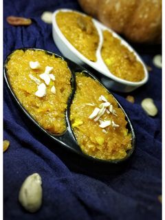 A picture of Pumpkin halwa.