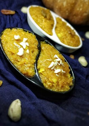 A picture of Pumpkin halwa.