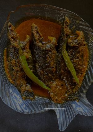 A picture of Tel Koi (Climbing Perch in mustard oil).