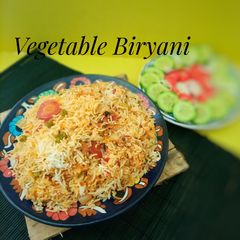 Vegetable Biryani A picture of Vegetable Biryani.