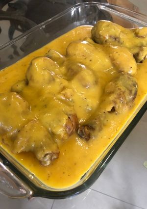 Una foto de Pollo en salsa de Durazno a la Sonorense