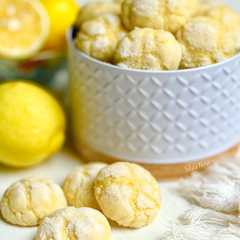 Lemon Crinkle Cookies-レシピのメイン写真