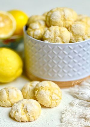 Foto resep Lemon Crinkle Cookies