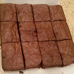 A picture of Easy Fudgy Brownies (Gluten Free or Regular).