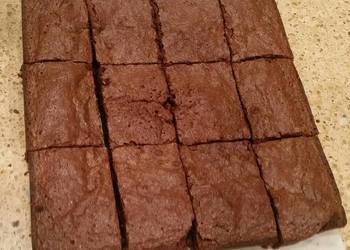 How to Recipe Appetizing Easy Fudgy Brownies Gluten Free or Regular