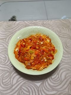 Foto resep Telur ceplok asam manis