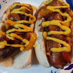A picture of Just a Hankering for Sausage Onion Peppers Sandwich.