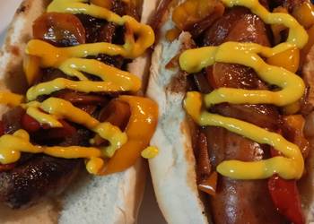 Update, Making Recipe Just a Hankering for Sausage Onion Peppers Sandwich Delicious Simple