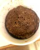 Queque de chocolate en microondas