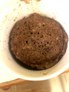 Una foto de Queque de chocolate en microondas