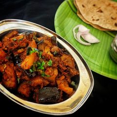 Eggplant Sabji A picture of Eggplant Sabji.