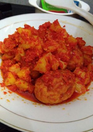 Foto resep Telur Kentang Balado