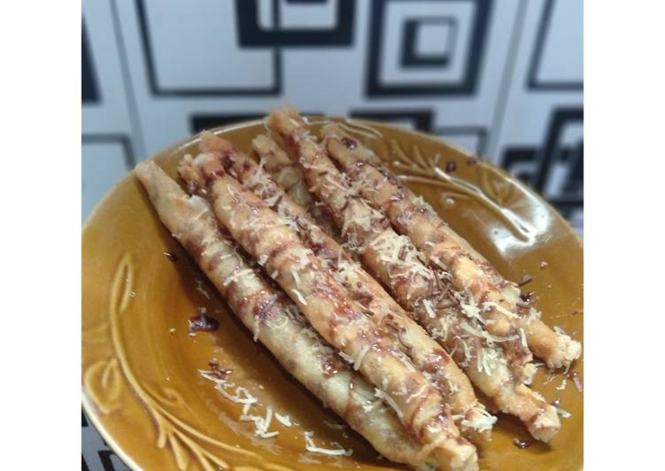 Resep Stick roll keju meses Anti Gagal