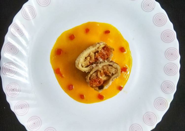 Recipe of Award-winning Vermicelli Kheer Gajar Halwa Spring Roll