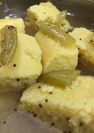 A picture of Dhokla.
